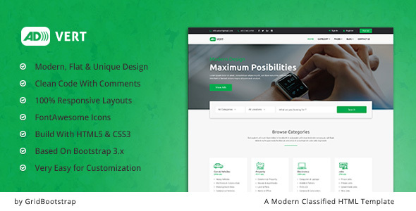Advert - Classified Ads Template