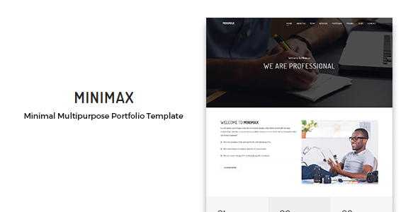 Minimax - Minimal Multipurpose Portfolio Template