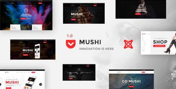 Mushi - The Multi-Purpose Responsive Joomla Theme