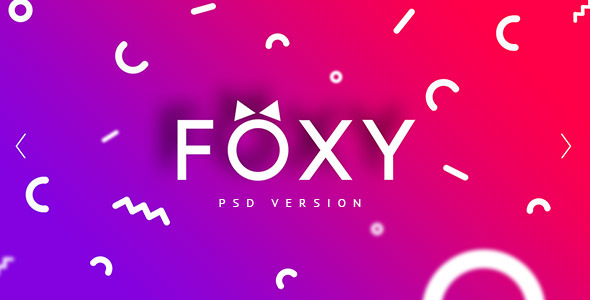 Foxy - Smart Webdesign PSD Template