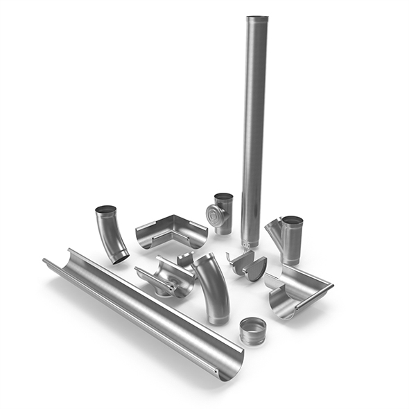 3DOcean Aluminium Gutter System 19488529 3DOcean Aluminium Gutter System 19488529