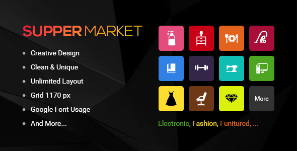 Suppermarket - Responsive Magento2 Theme