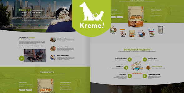 Themeforest Kreme - Pet & Shop 19337299