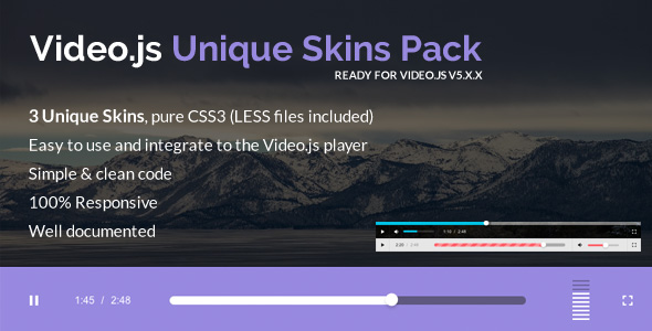 CodeCanyon Video.js Unique 3 Skins Pack 19496137 CodeCanyon Video.js Unique 3 Skins Pack 19496137