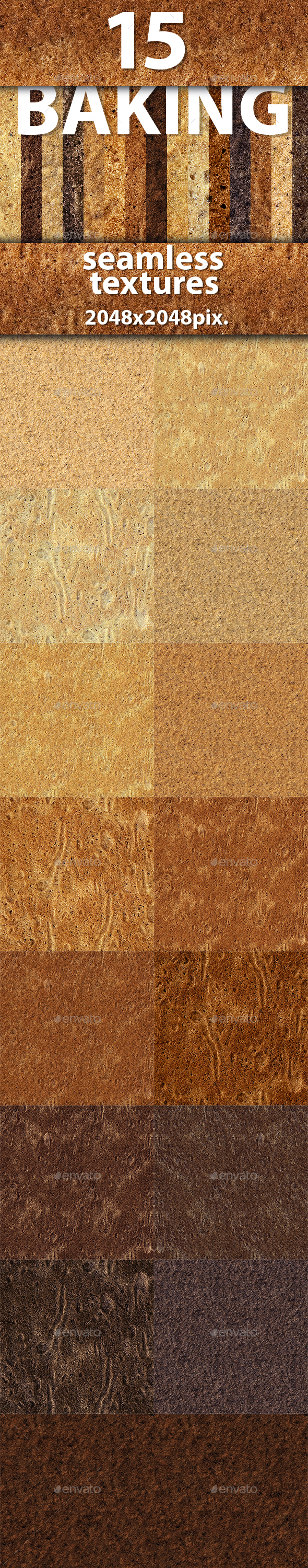 Baking Textures - 3DOcean Item for Sale