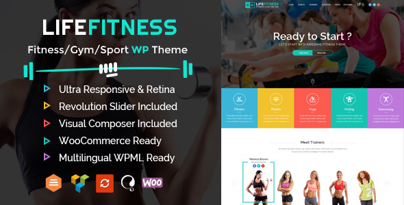 Life Fitness - Gym&Sport WordPress Theme