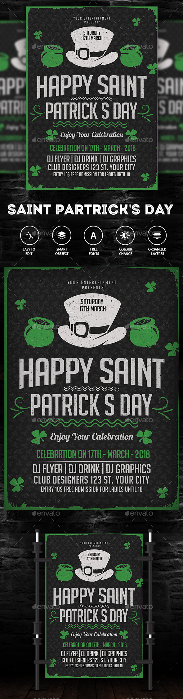 Graphicriver St Patrick Day Flyer 19503210