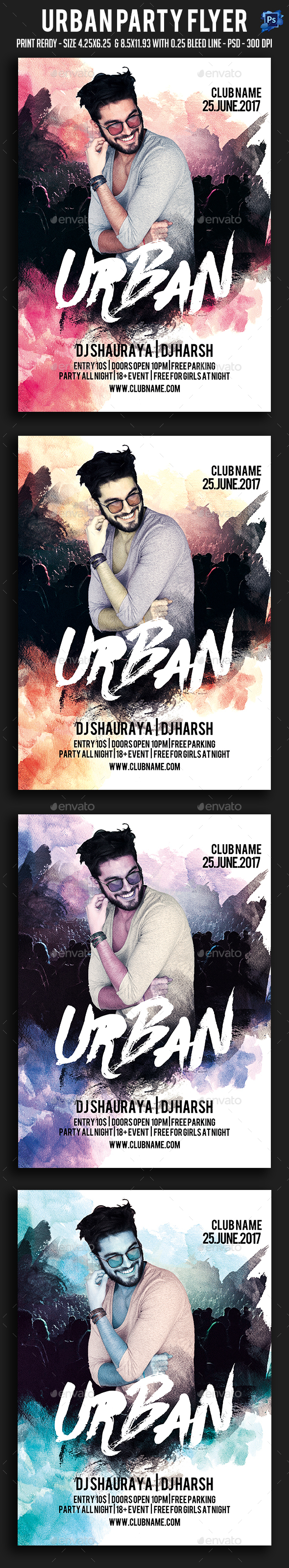 Urban Party Flyer