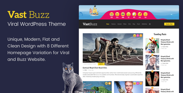 Vast Buzz - Viral & Buzz WordPress Theme