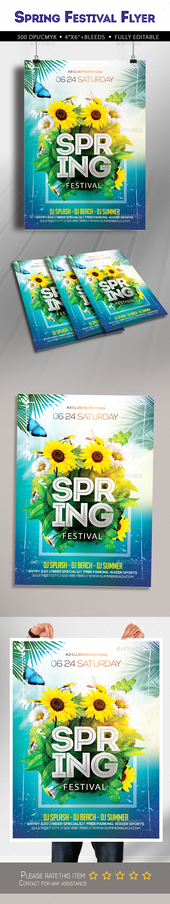 Spring Festval Flyer