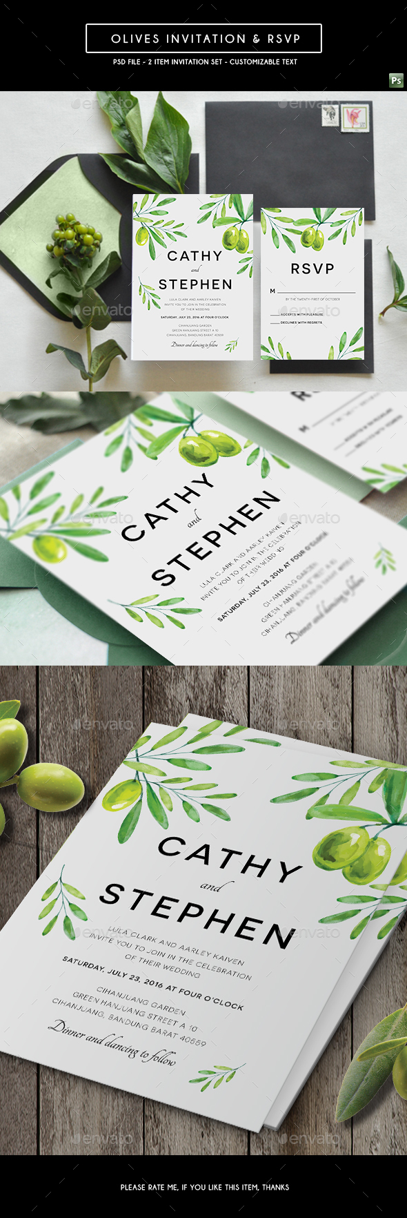 Olives Invitation