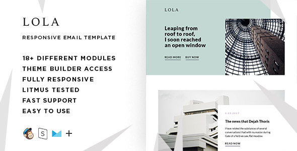 Lola – Responsive Email + StampReady Builder