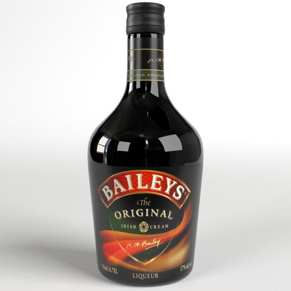 Baileys Irish Cream Whiskey Bottle - 3DOcean Item for Sale