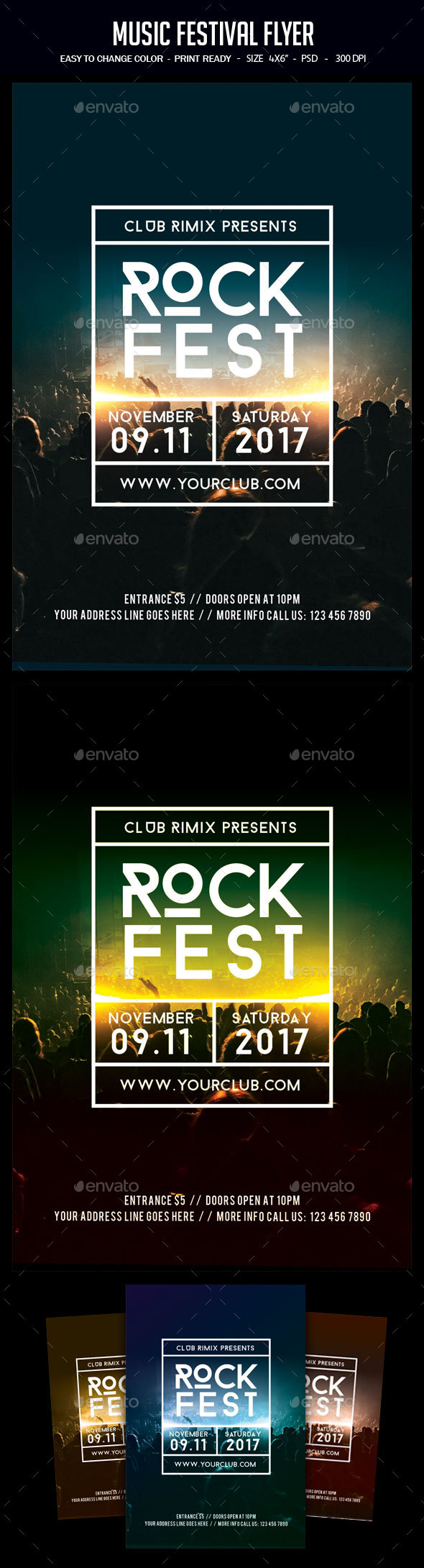 Graphicriver Music Festival Flyer 19514260