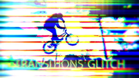 Videohive Glitch Transitions With Sound 19515992