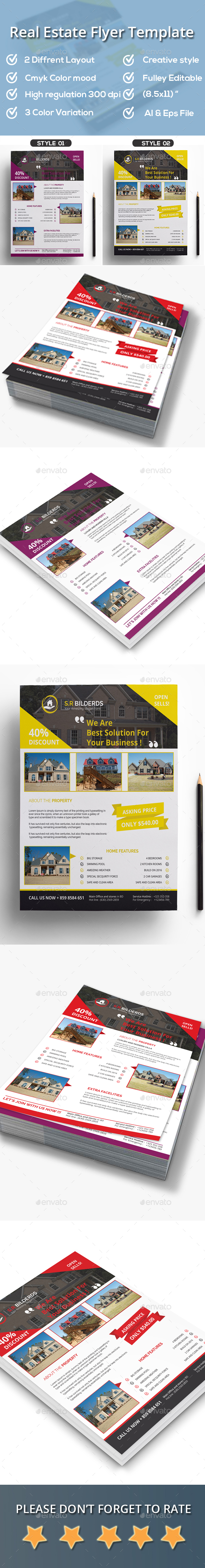 Real Estate Flyer Template