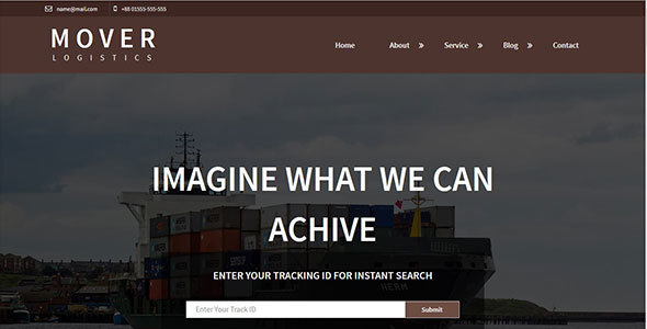 Mover Multipage HTML Shipping Template