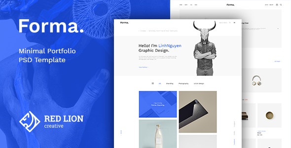 Forma. - Minimal PSD Template