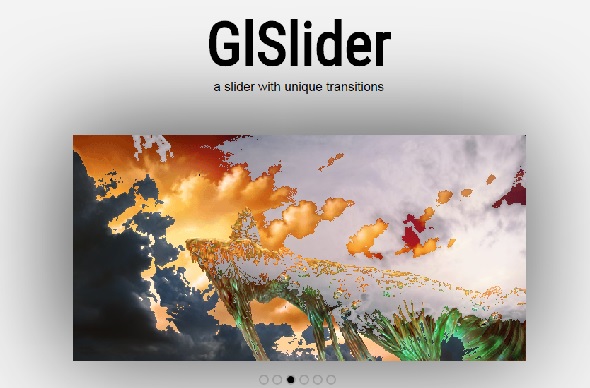 GlSlider - A webGL Slider