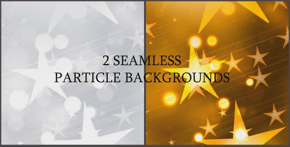 Videohive Gold and White Starry Backgrounds 19529182