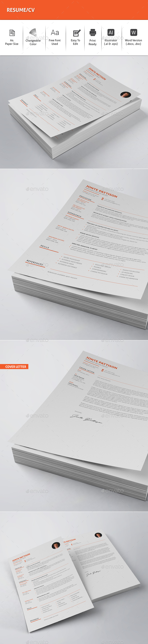 Graphicriver Resume/CV 19529687