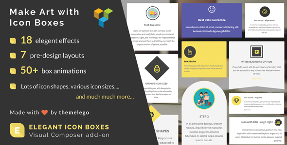 Elegant Icon Box | Visual Composer Add-on | WordPress plugin - CodeCanyon Item for Sale