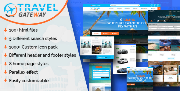 Travel Gateway - Creative Travel Agency HTML5 Template