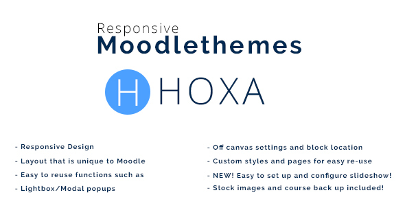 Hoxa - Responsive Moodle Theme
