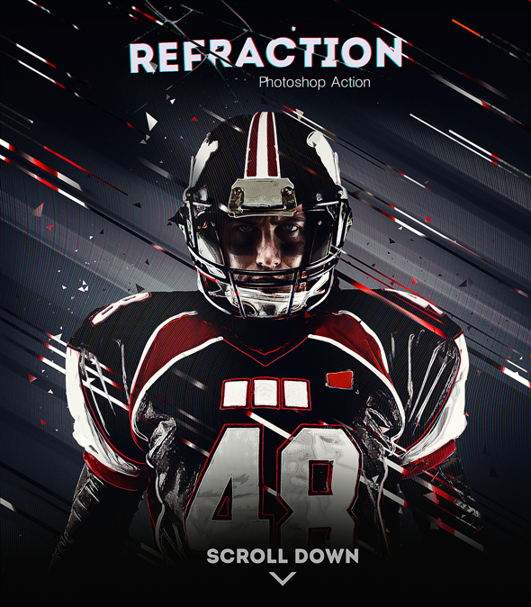 Graphicriver Refraction Photoshop Action 19537905