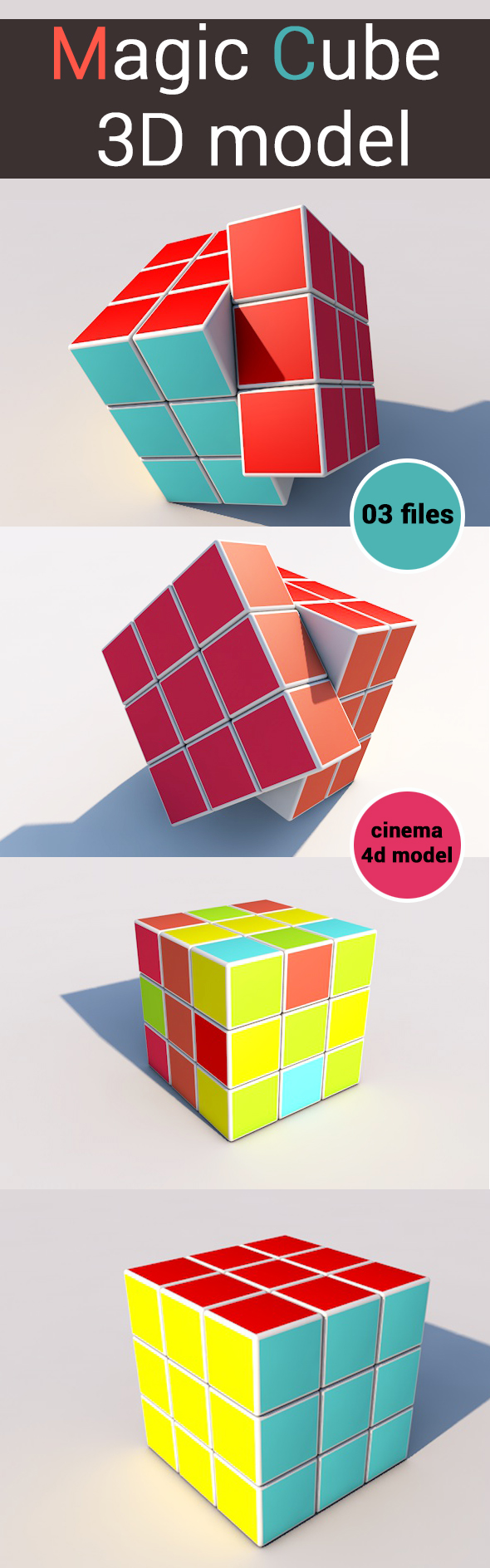 3docean Magic Cube-3D model- 19537943