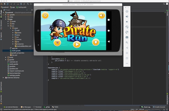 Pirate Adventures (Android studio, Google games,Leaderboard, Admob) - CodeCanyon Item for Sale
