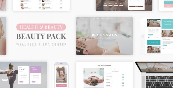 Wellness Beauty - Wellness Center PSD Template
