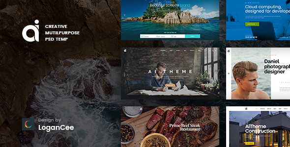 AI | Creative Multipurpose PSD Template