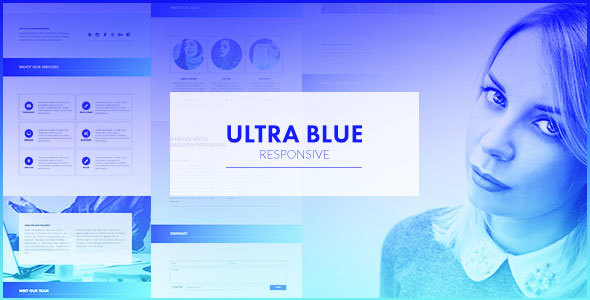 Ultra Blue - Responsive Multipurpose Muse Template