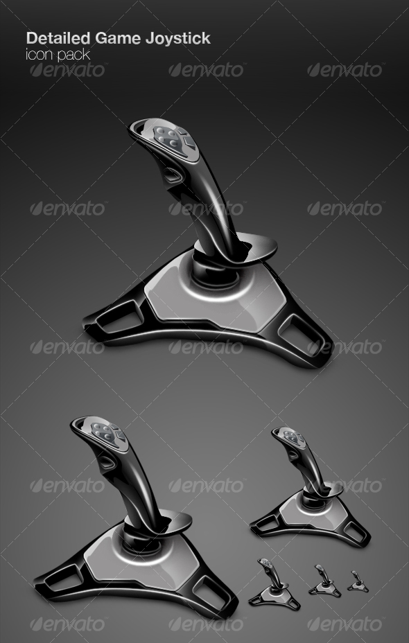 Detailed Game Joystick icon pack Detailed Game Joystick icon pack