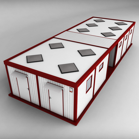 Container Double Shipping House - 3DOcean Item for Sale