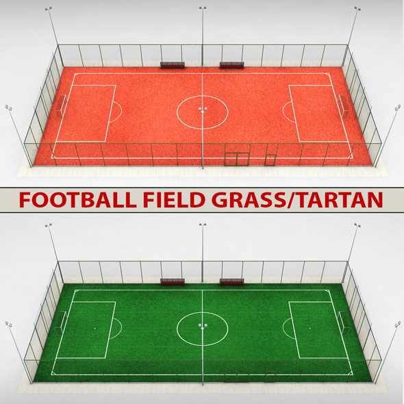Football soccer stadium field - 3DOcean Item for Sale