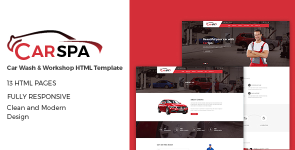 Themeforest Carspa – Car Repair HTML5 Template 19561048
