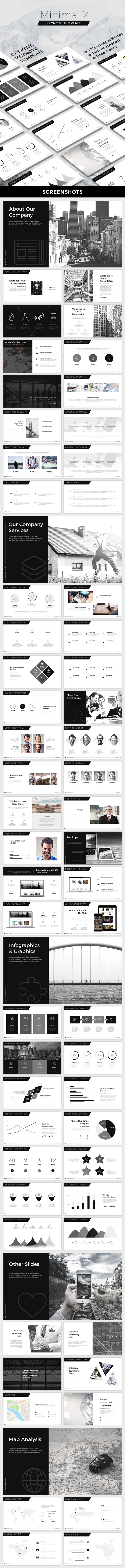 Graphicriver Minimal X Keynote Template 19563789
