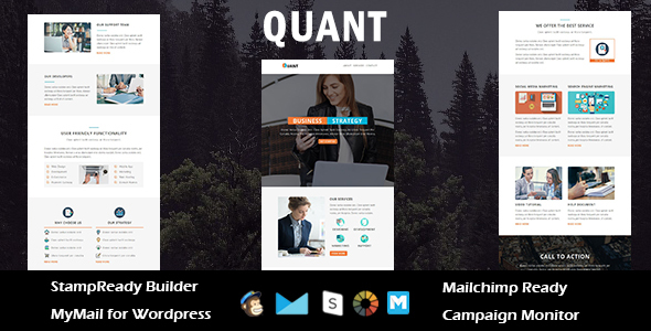 Themeforest Quant - Multipurpose Responsive Email Template with Stampready Builder Access 19567298