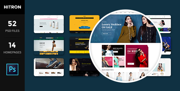 Hitron - MultiStore PSD Template