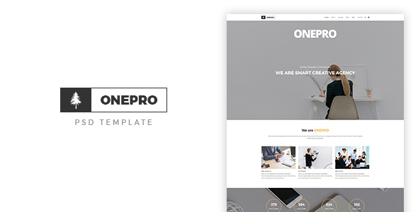 ONEPRO - Creative OnePage PSD Template