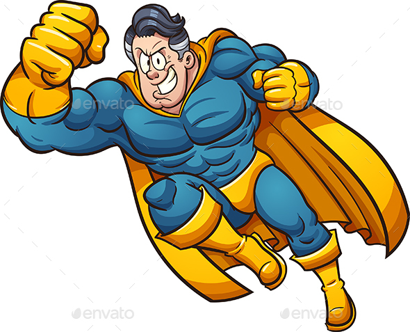 Cartoon Superhero