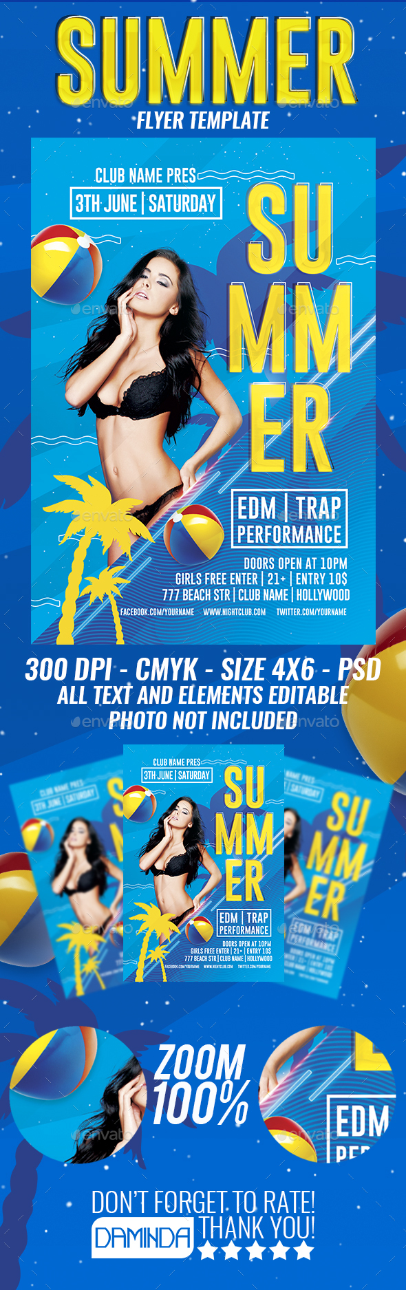 Summer Flyer Template