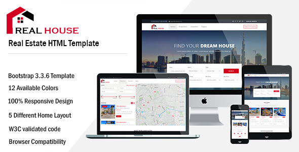 Real House - Real Estate HTML Template
