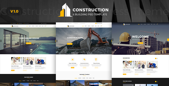Themeforest Contruction - Construction PSD Template 19585701