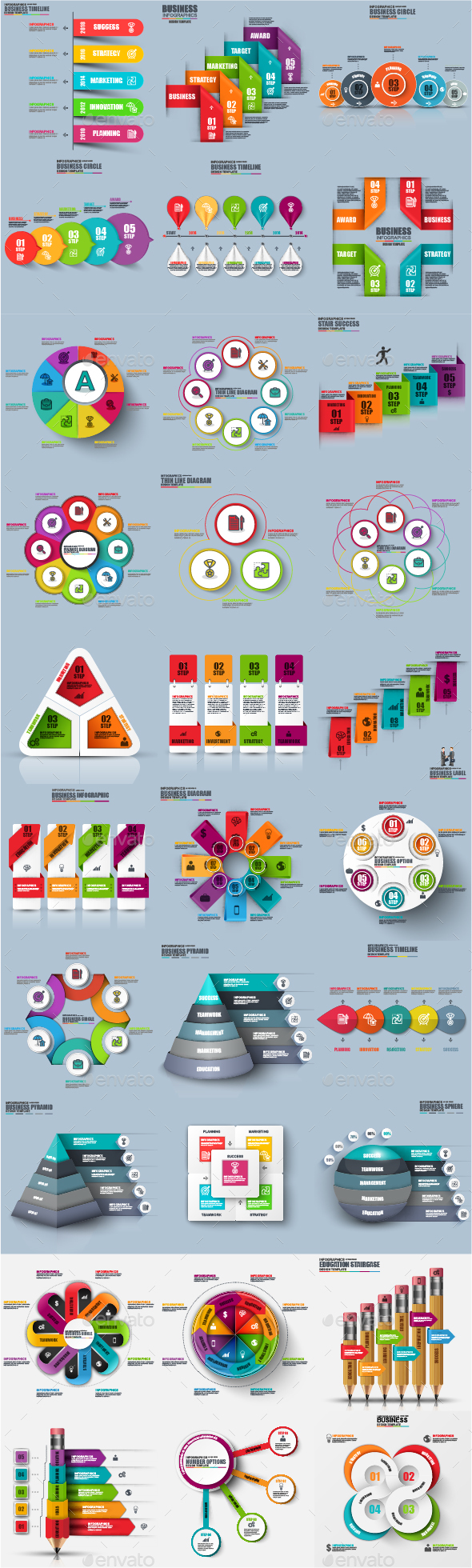 Business Infographic Elements