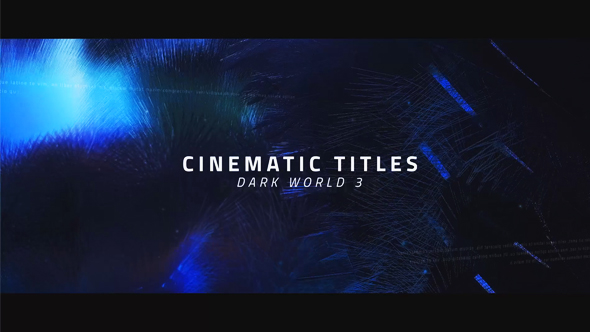 Cinematic Titles - Dark world 3 by RnRVFX | VideoHive