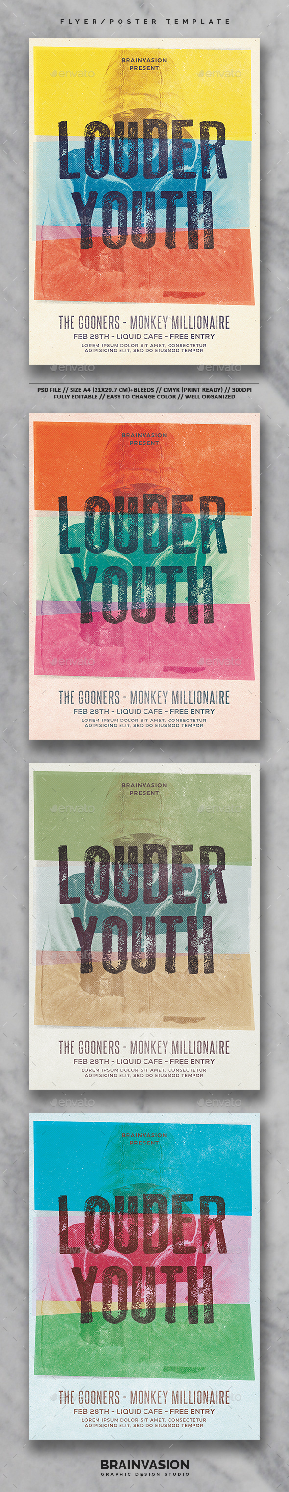 Graphicriver Indie Flyer/Poster Template Vol.24 19586333