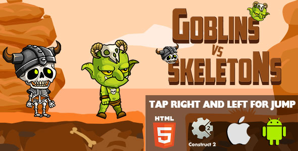 Goblins VS Skeletons - HTML5 Game (CAPX)